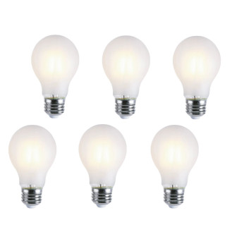 Artiva USA 8W E26 Dimmable Frosted LED Bulb (Set of 6) L3-8TDMF-E26-27-6